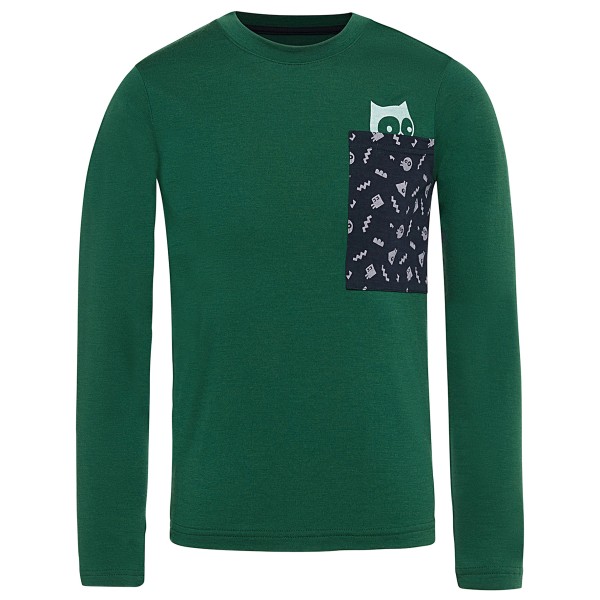 Namuk - Kid's Tim Merino Pocket Longsleeve - Merinoshirt