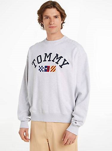 TOMMY-JEANS Herren Sweatshirt BOXY CB ARCHIVE CREW