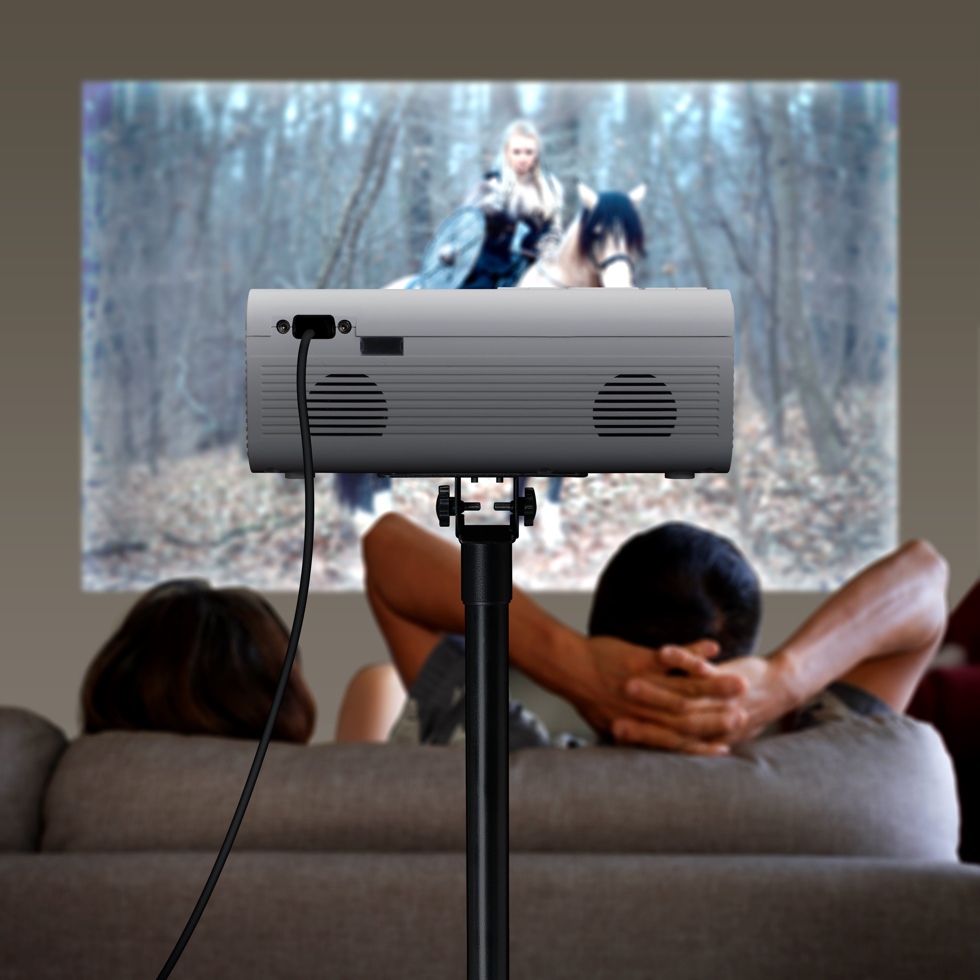 Lenco LPJ-300WH LED-Beamer (3000:1)