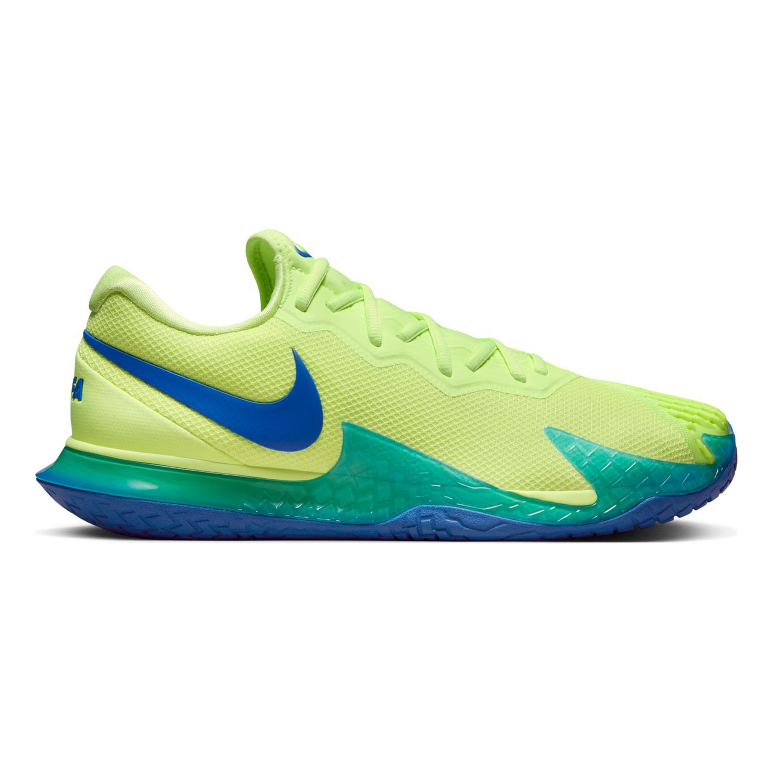 Zoom Vapor Cage 4 Rafa Allcourtschuh Herren - Limette, Blau