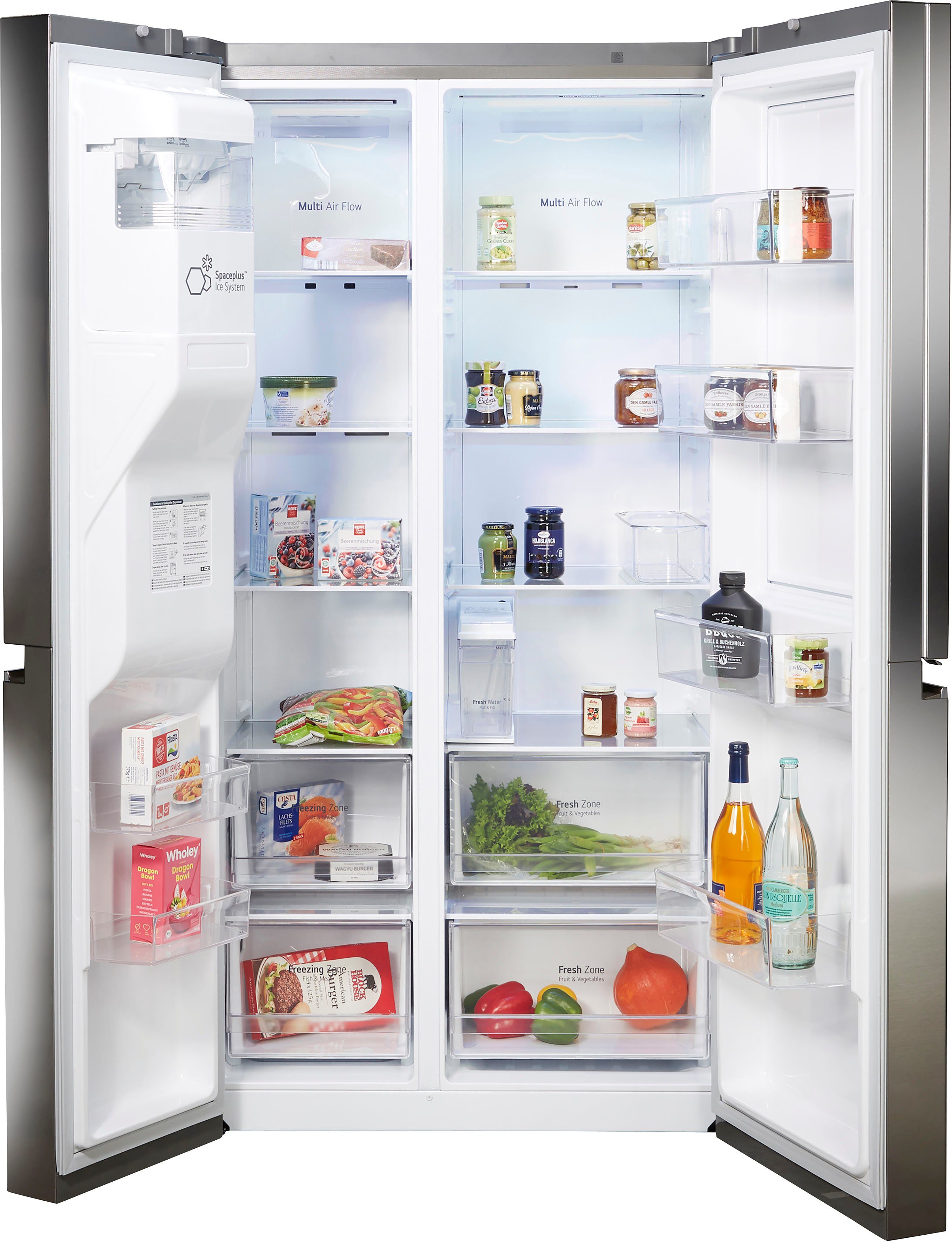 LG Side-by-Side GSJV51PZTE, 179,0 cm hoch, 91,3 cm breit