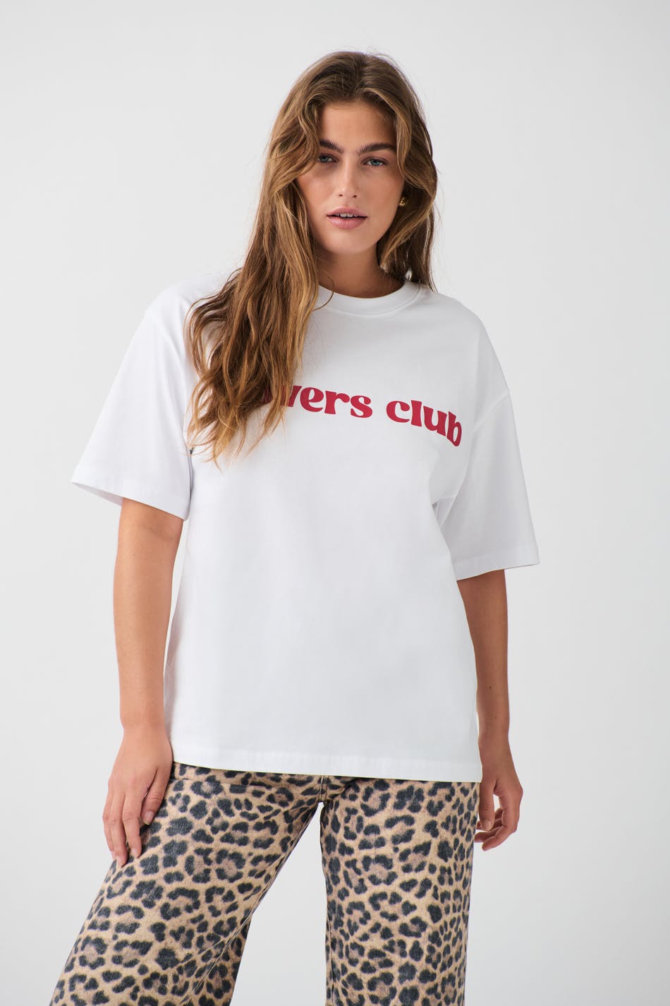 Oversized print tee