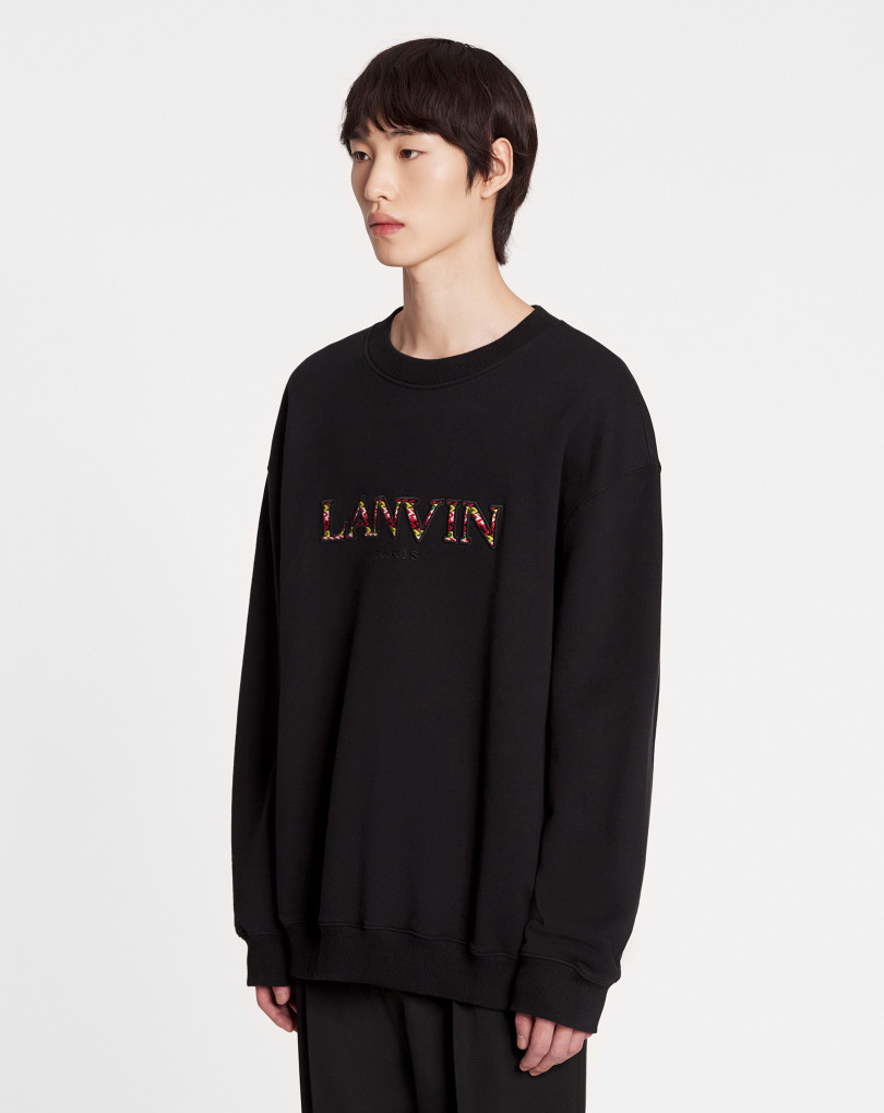 SWEAT-SHIRT OVERSIZE BRODÉ LANVIN CURB