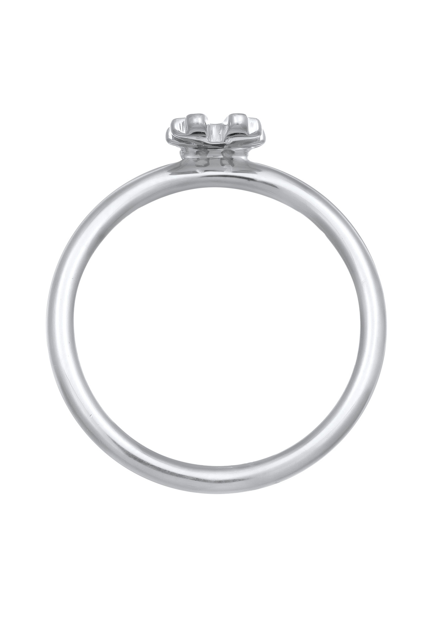 Elli ženski božićni prsten s motivom soba i kristala od 925 sterling srebra