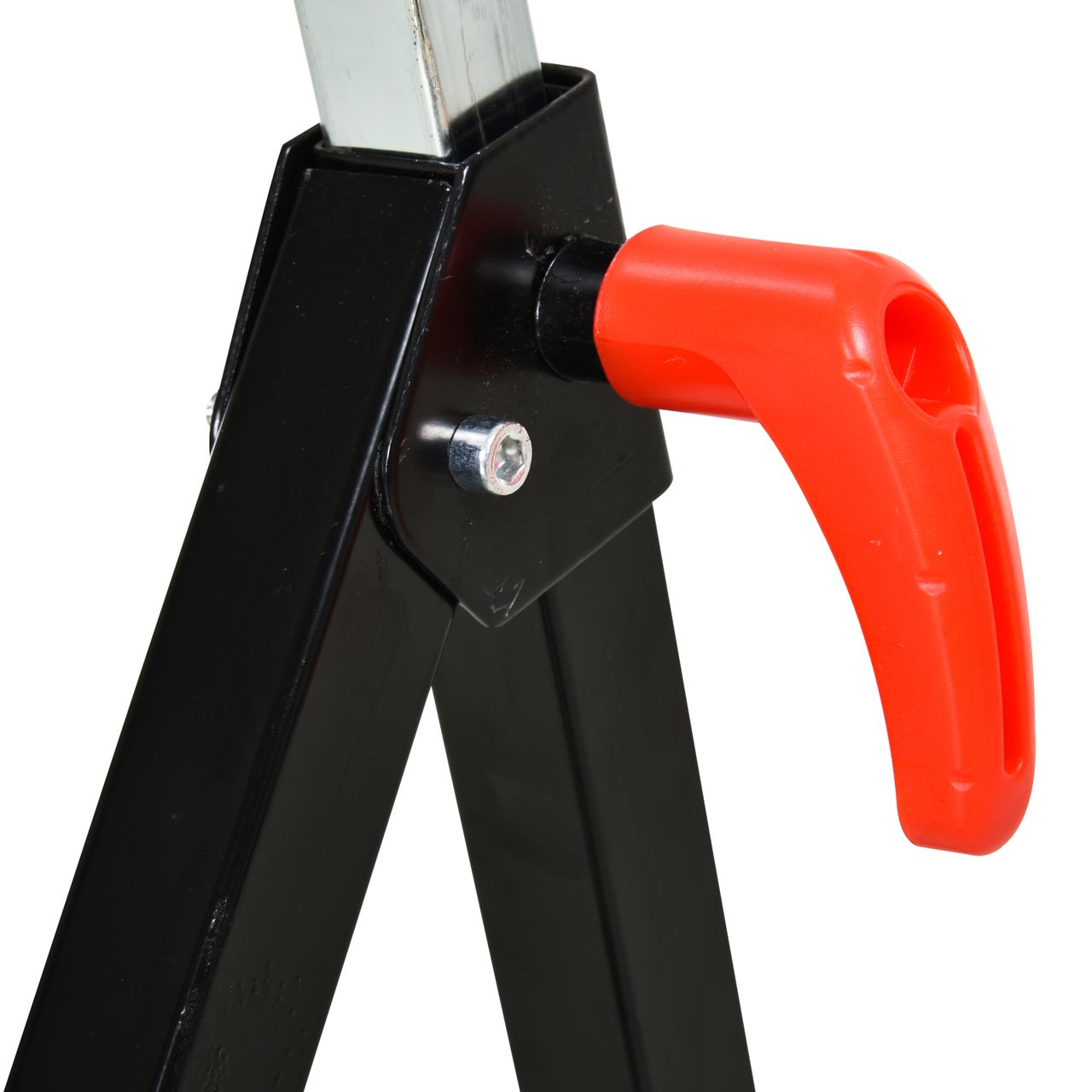 HOMCOM Rollenbock bis 90 kg, Metall, Schwarz