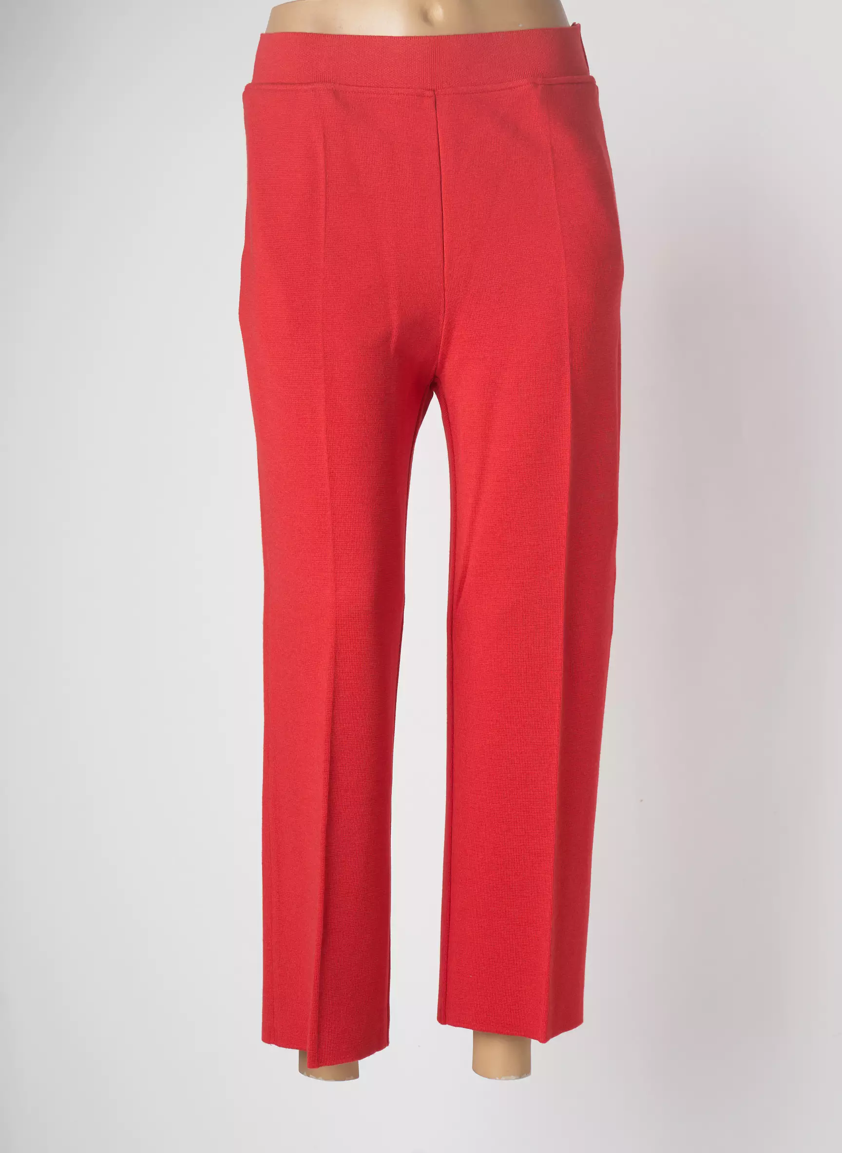 Devernois Pantalons Droits Femme couleur rouge