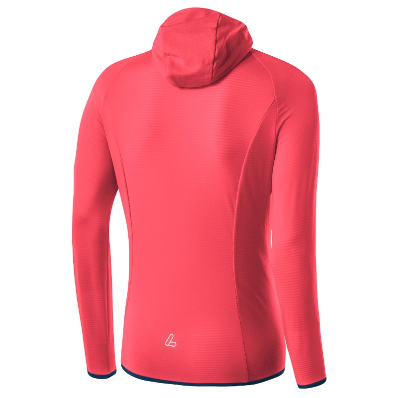 Löffler FZ TechFleece rosa Damen Hoodie