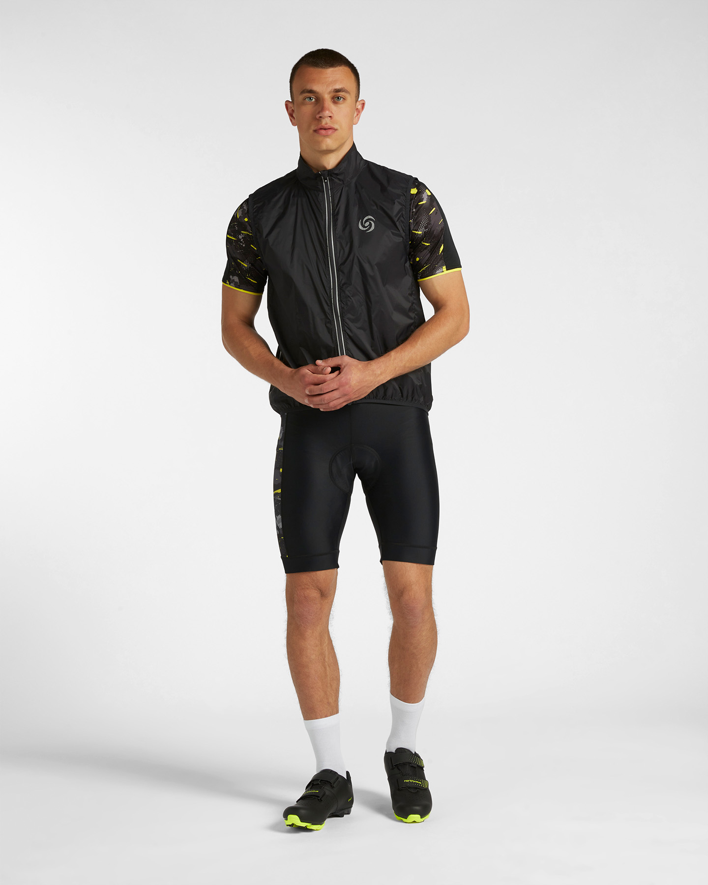 Kurtka rowerowa Carnielli Windproof z zamkiem błyskawicznym M CRNM052-050