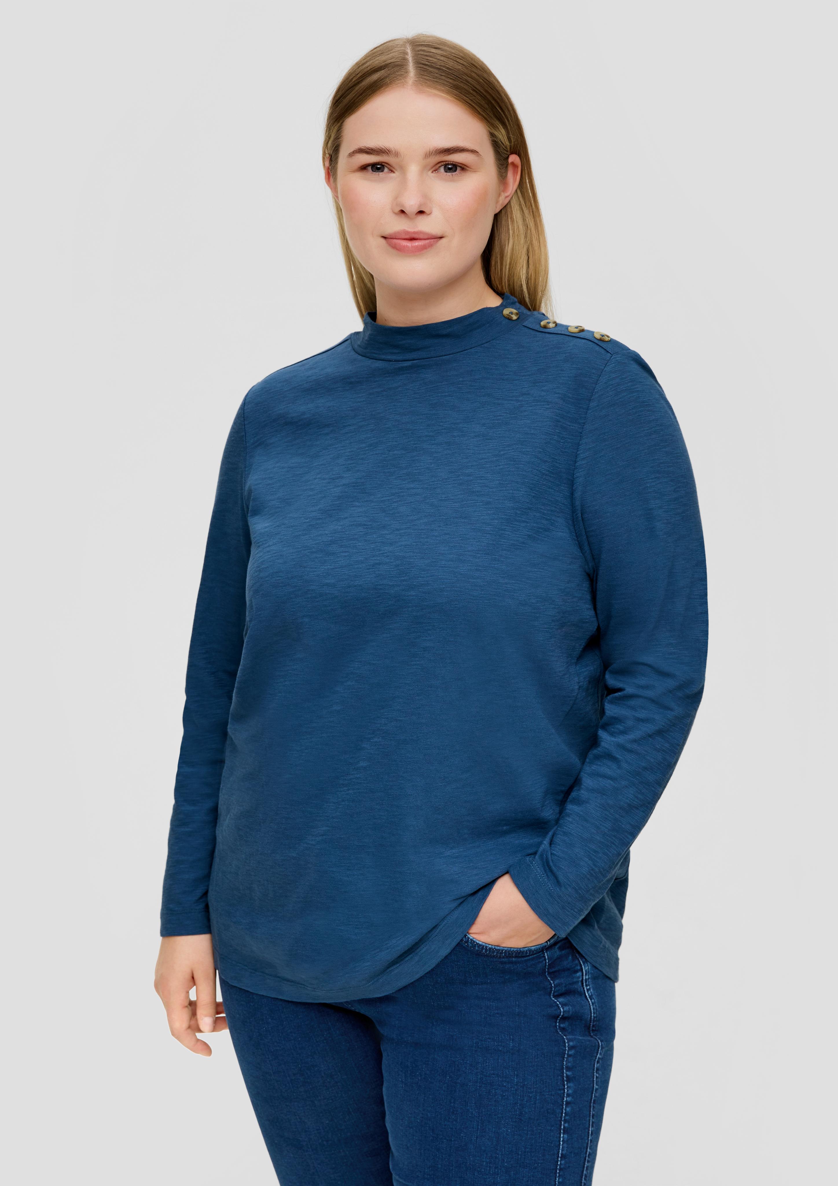 Longsleeve mit Zierknöpfen  2135913-5704