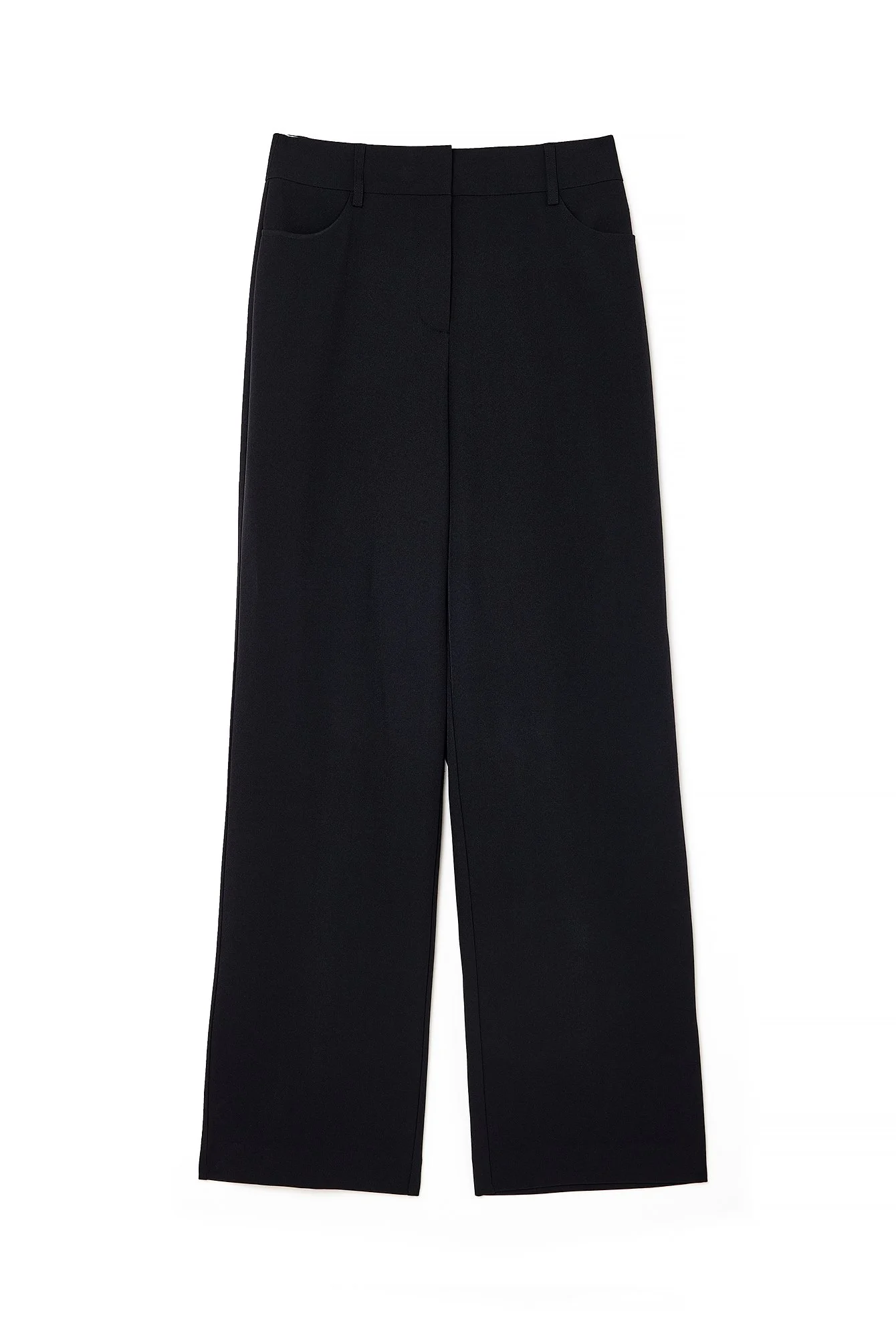 Anzughose mit hoher Taille und normaler Passform