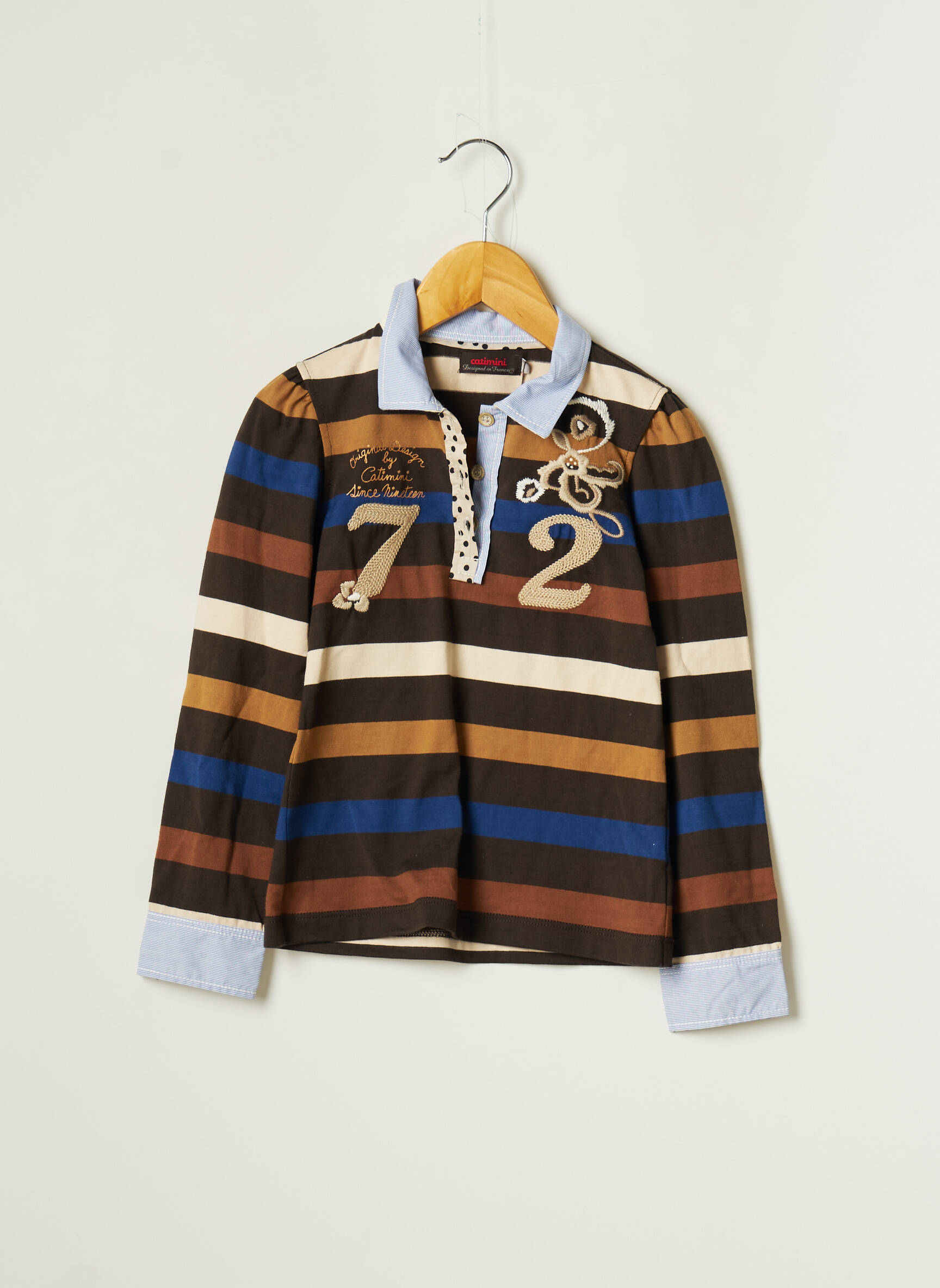 Catimini Polos Fille couleur beige