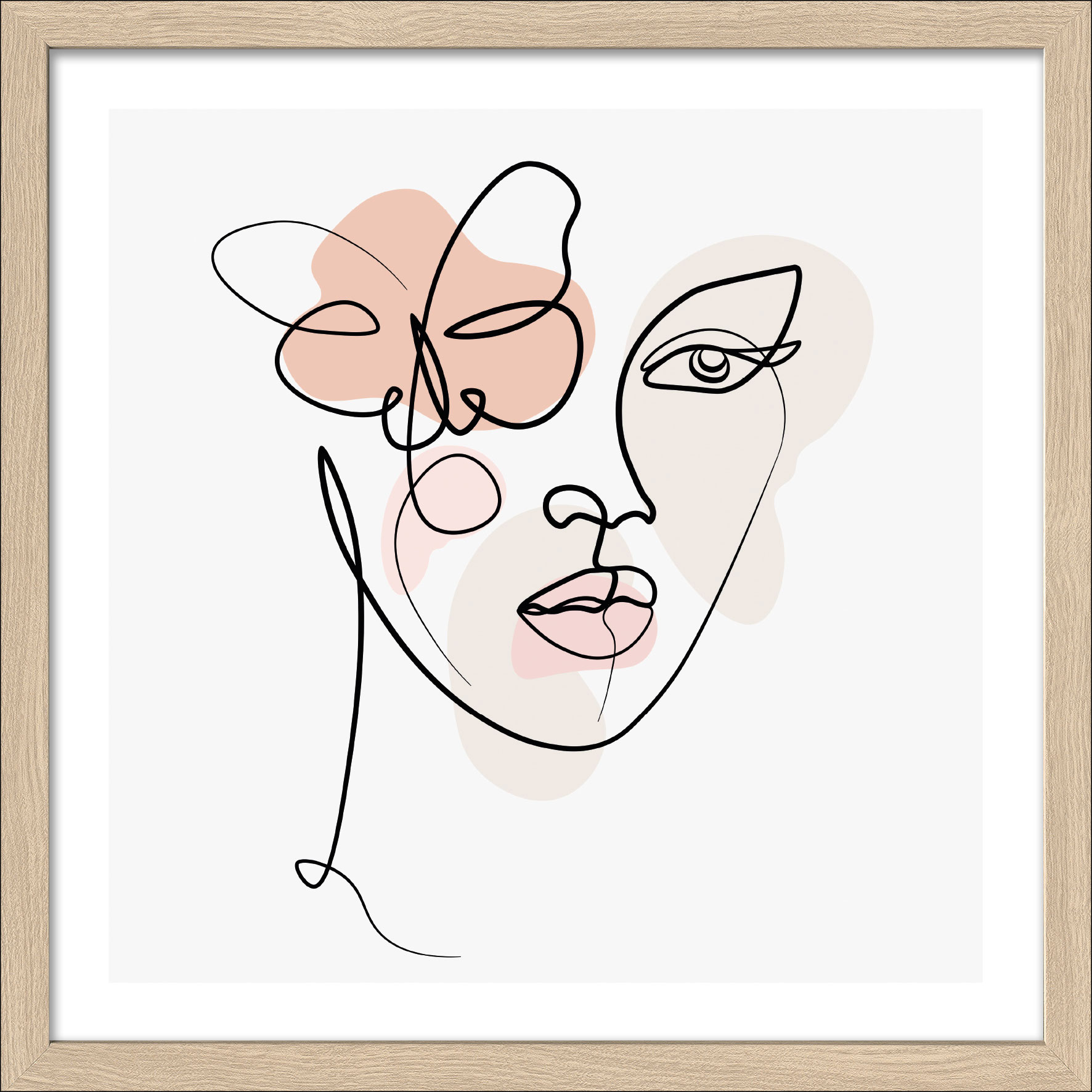 Pro ArtKunstdruck gerahmt 32,5x32,5cm