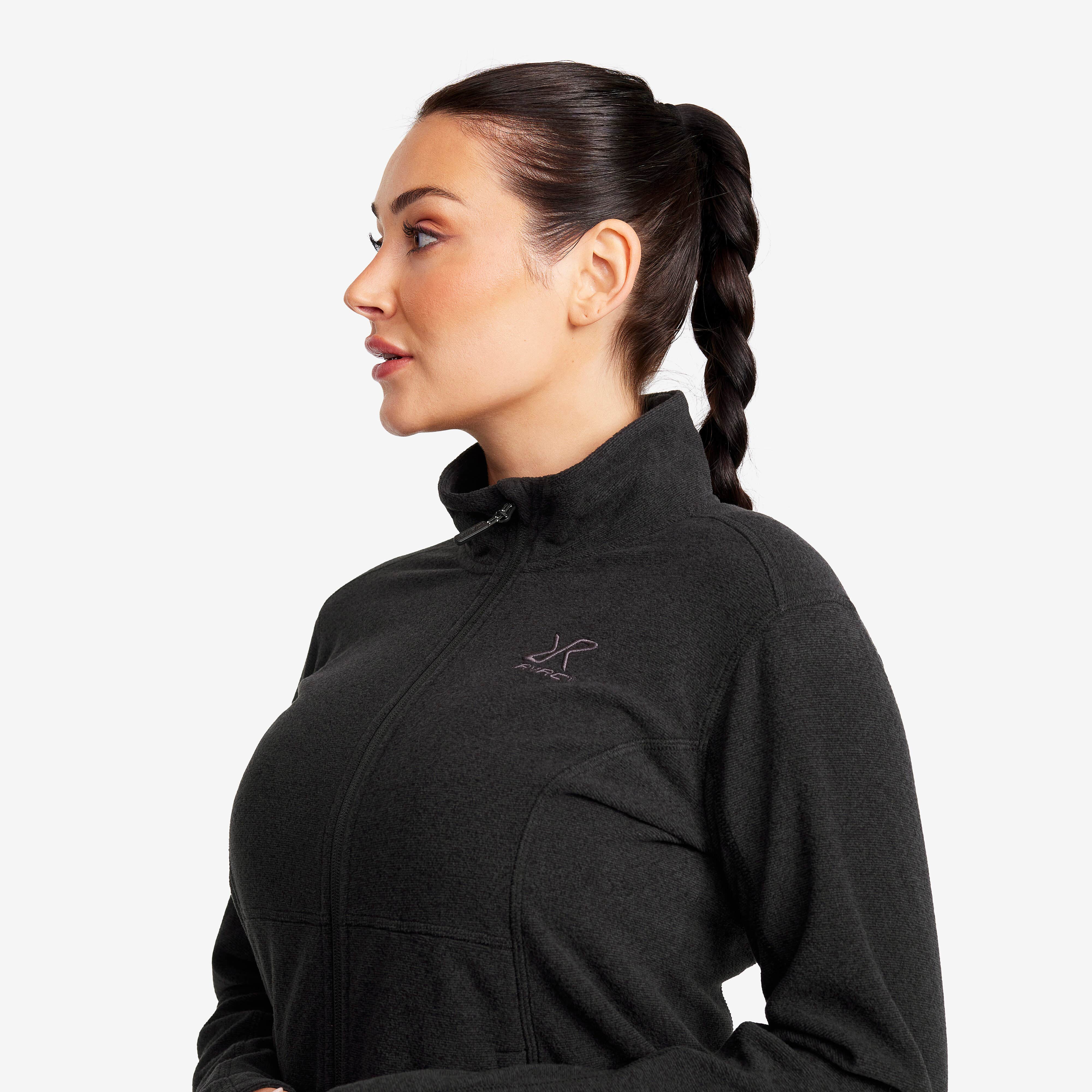 Essential Full-zip Fleece Femme Black