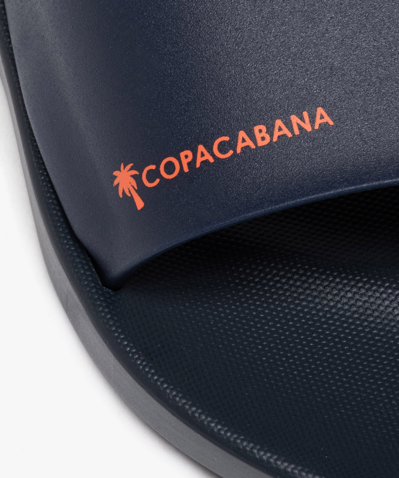 Mules de piscine Garçon unies à large bandeau - Copacabana bleu | GEMO