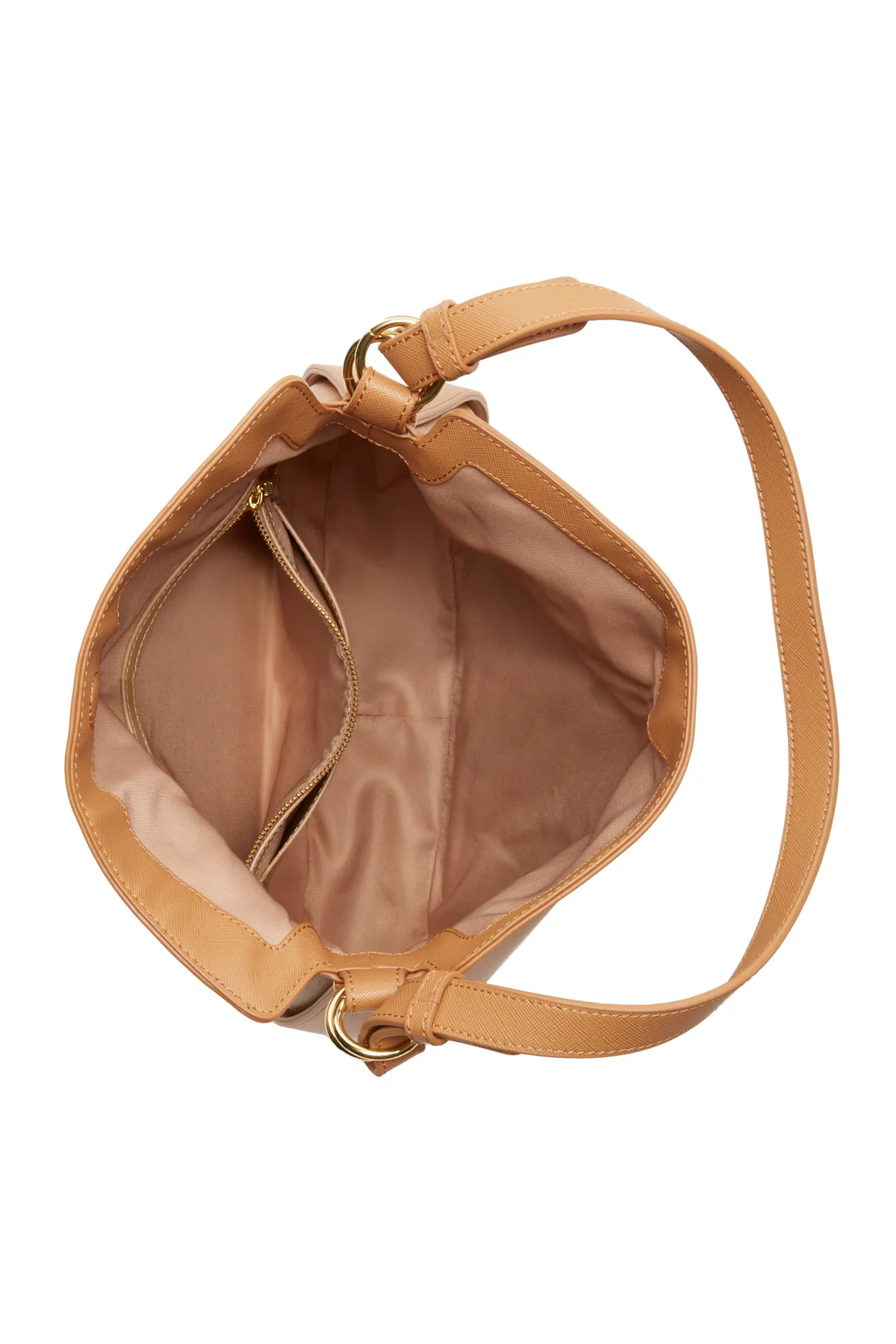 1'ASLAN  Love Moschino Saffiano Damen Schultertasche Braun Jc4265pp0ikl0226