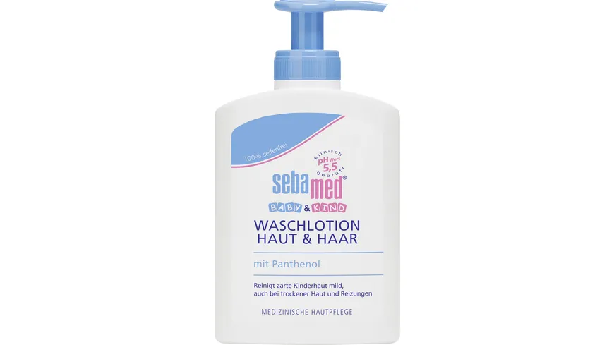 Sebamed Baby & Kind Waschlotion mit Spender 200 ml