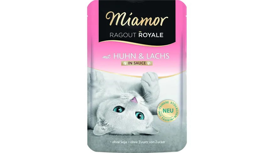 Miamor Katzennassfutter Ragout Royale mit Huhn & Lachs 100 g