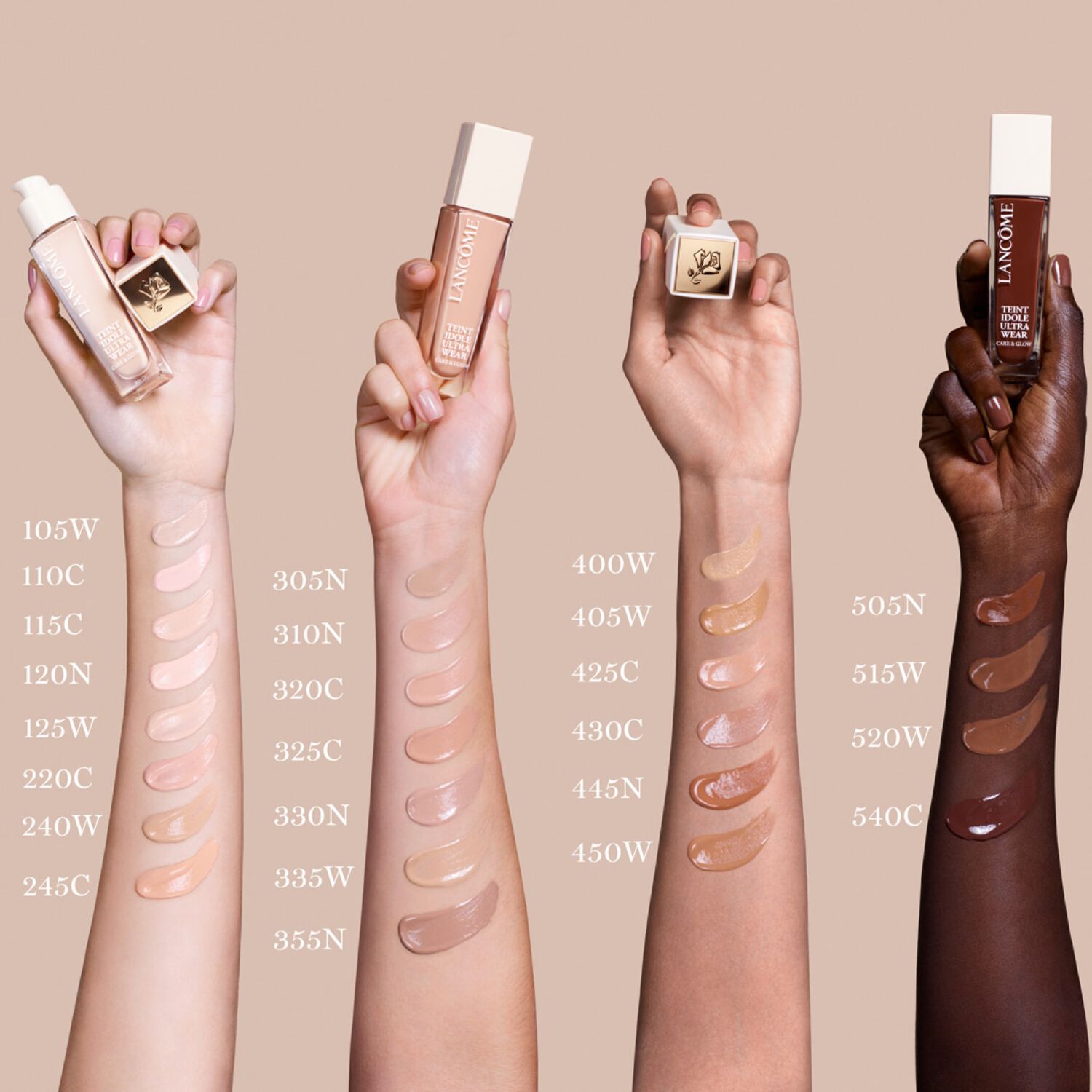 lancôme Teint Idole Ultra Wear Care & Glow SPF25 Fond de Teint 24h Fini Lumineux & Frais