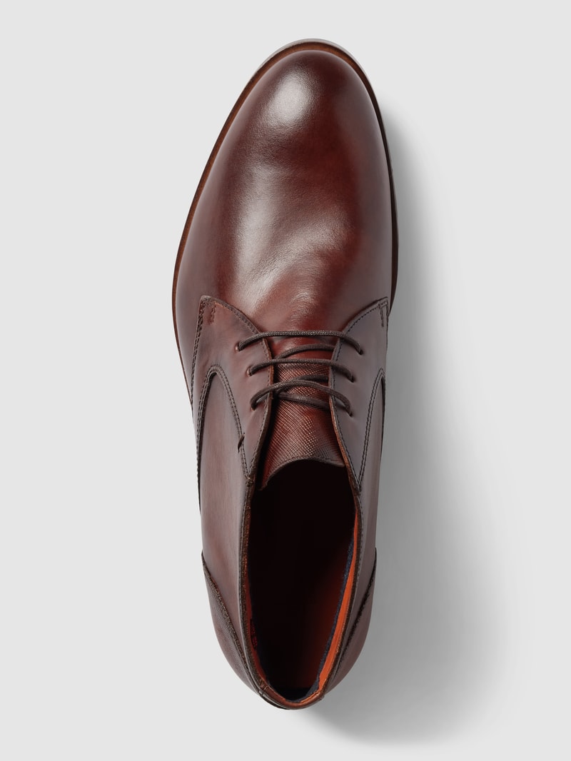 Schuhe aus Leder Modell 'JEFFREY' in dunkelbraun