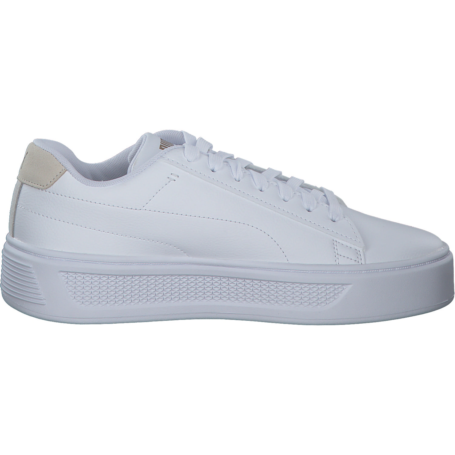 Puma Smash Platform v3 Laser Cut 389403, Schnürschuhe, Damen, white/pris