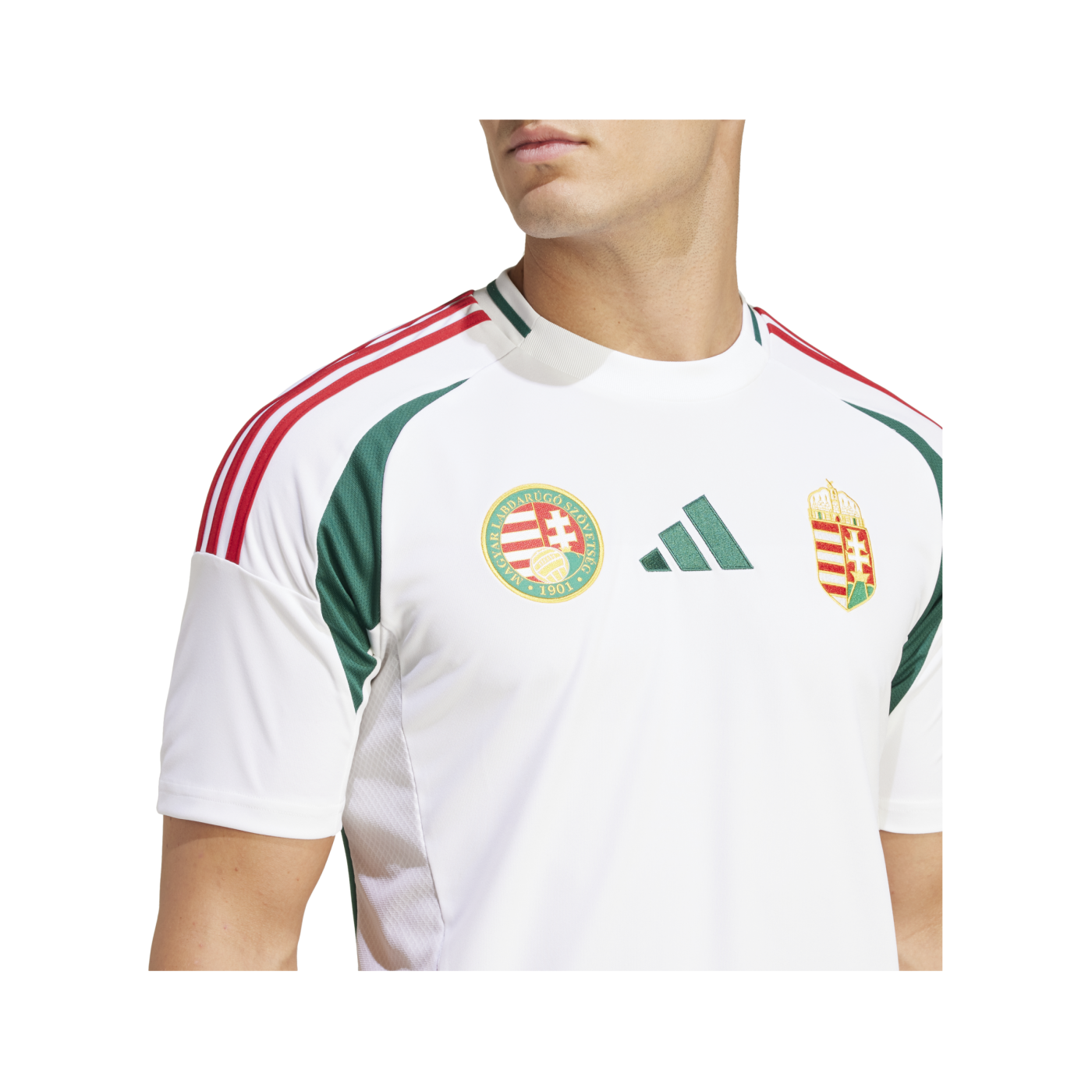 adidas Ungarn Trikot Away EM 2024 Weiss