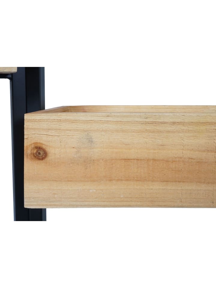 MCW Raumteiler mit Pflanzkasten L32, Gestell schwarz, naturfarben günstig kaufen onesize