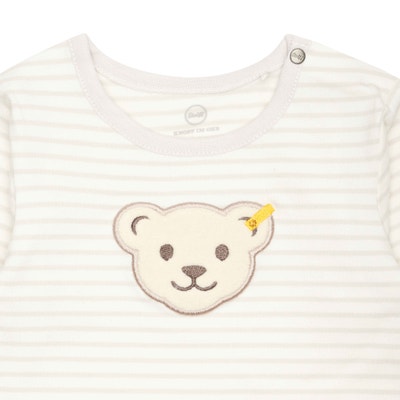 Strampler langarm GOTS, beige