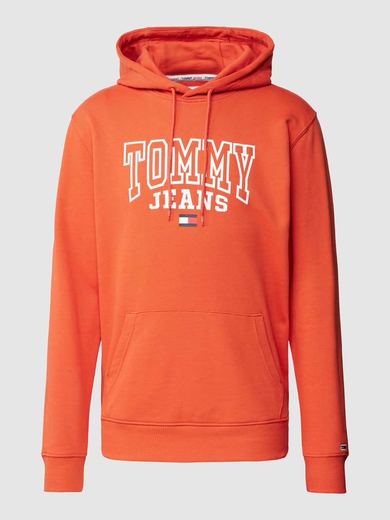 Hoodie mit Label-Print Modell 'ENTRY GRAPHIC' in rot