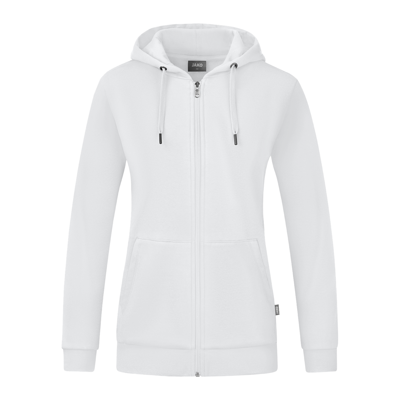 JAKO Organic Kapuzenjacke Damen Weiss F000
