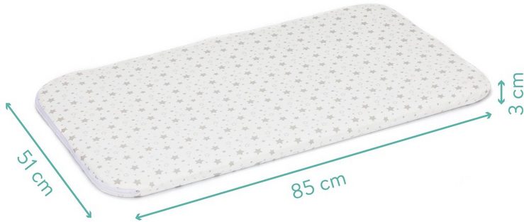 Fillikid Beistellbett Dream, creme, mit Matratze