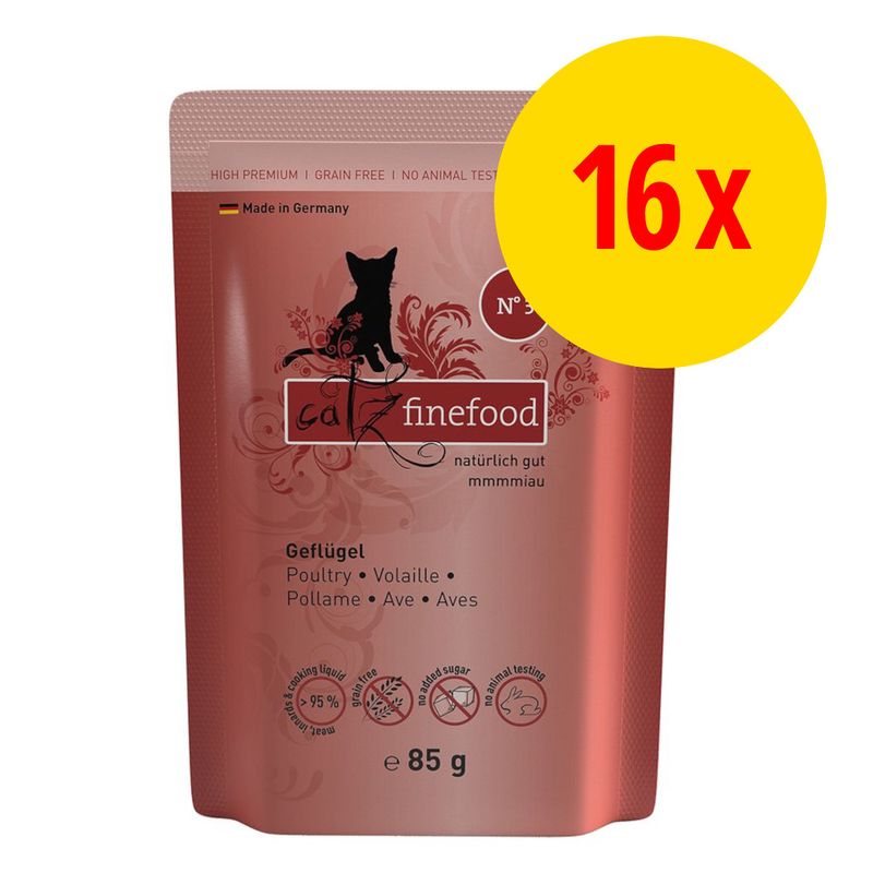 Sparpaket catz finefood Pouch 16 x 85 g zu TOP-Preisen | bitiba %