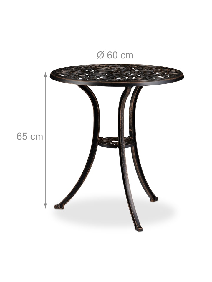 relaxdays 3tlg. Balkonmöbel Set in Bronze günstig kaufen onesize