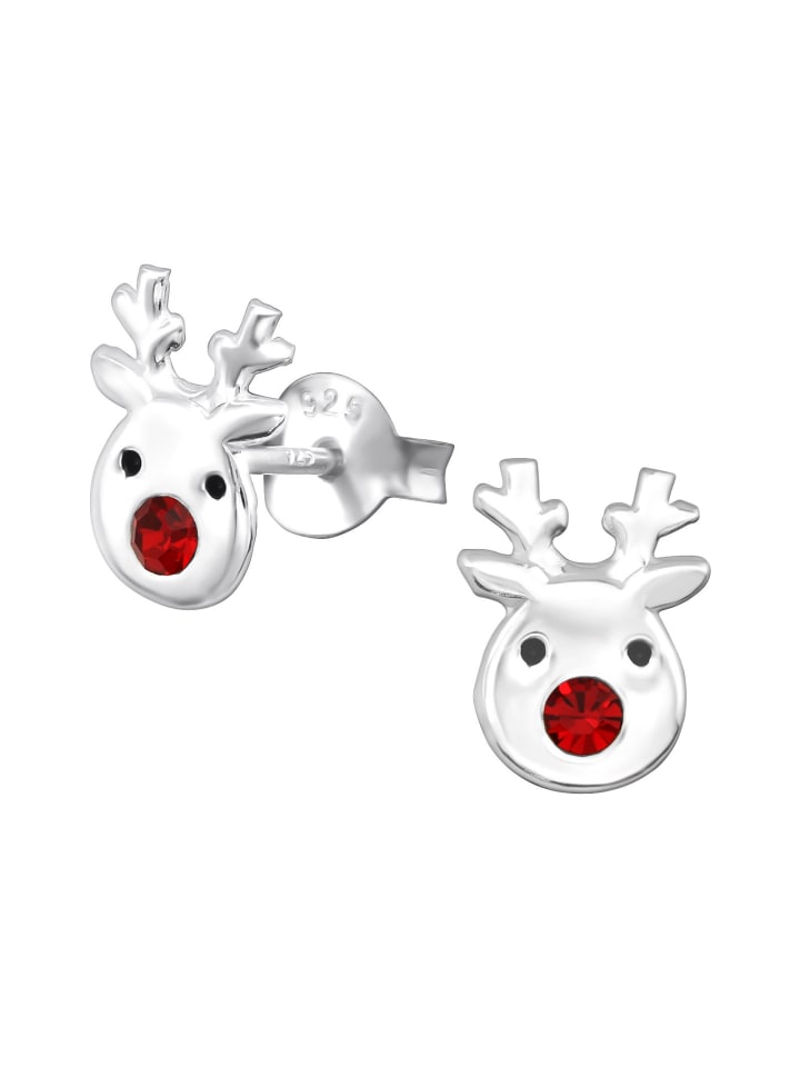 schmuck23 Silber Ohrringe 925 Weihnachten Rentier 0,7 cm x 0,8 cm günstig kaufen onesize
