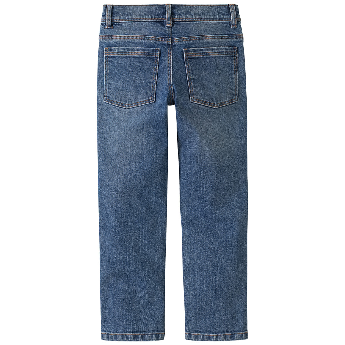 Jungen Straight-Jeans mit Destroyed-Effekten