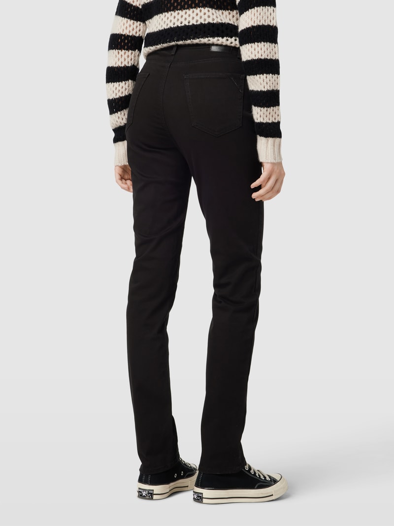 Jeans im 5-Pocket-Design Modell 'Mary' in schwarz