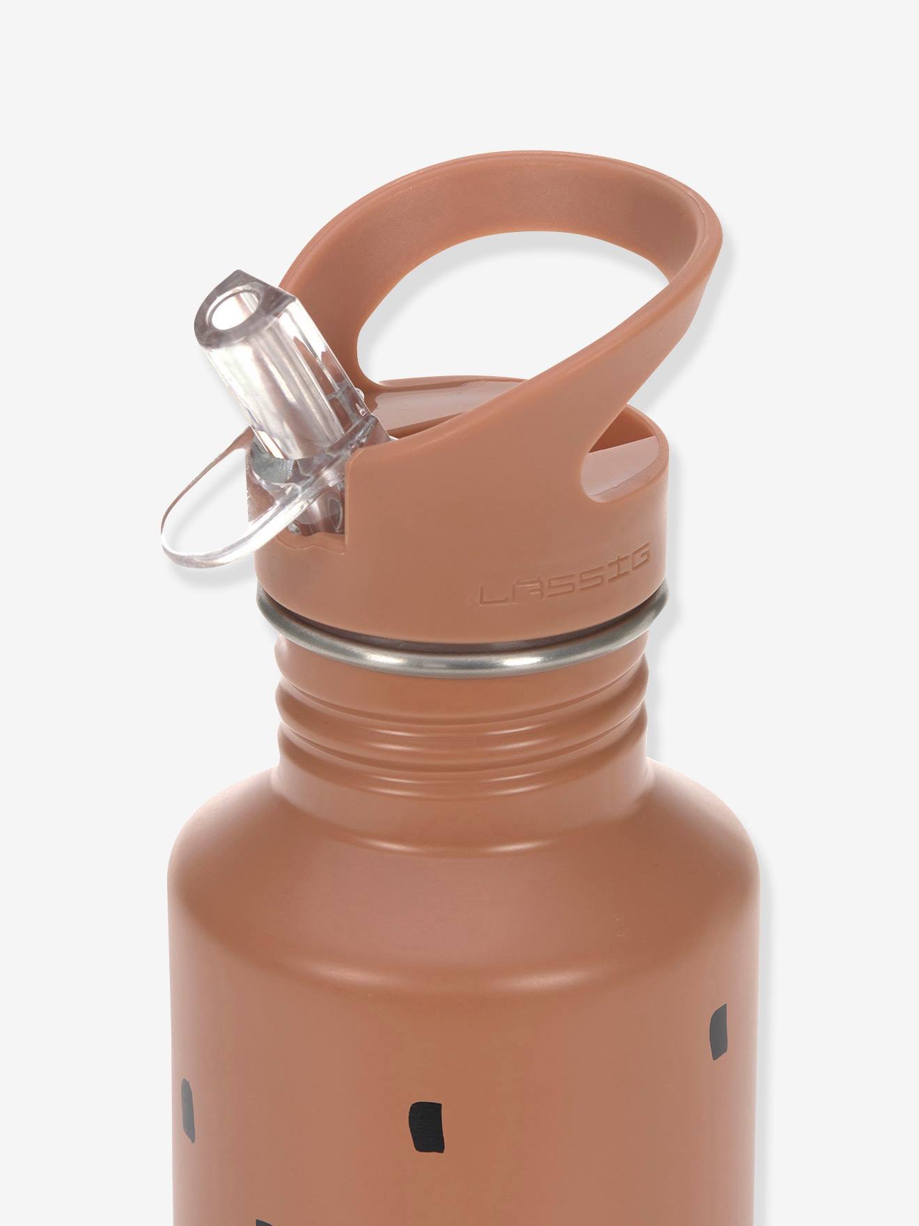 Gourdes LÄSSIG en inox happy prints olive