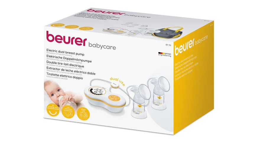 beurer Elektrische Milchpumpe Dual BY 70