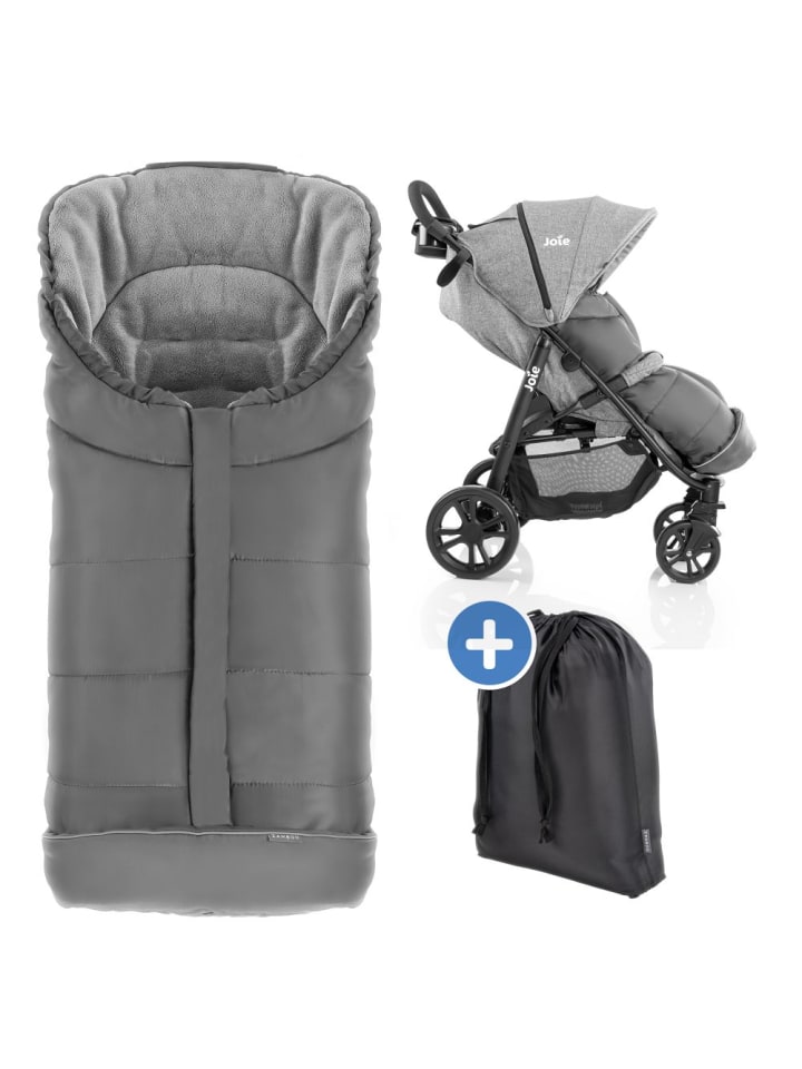 Zamboo Fußsack für Joie Buggy (Litetrax, Mytrax, Chrome uvm.) in grau günstig kaufen onesize