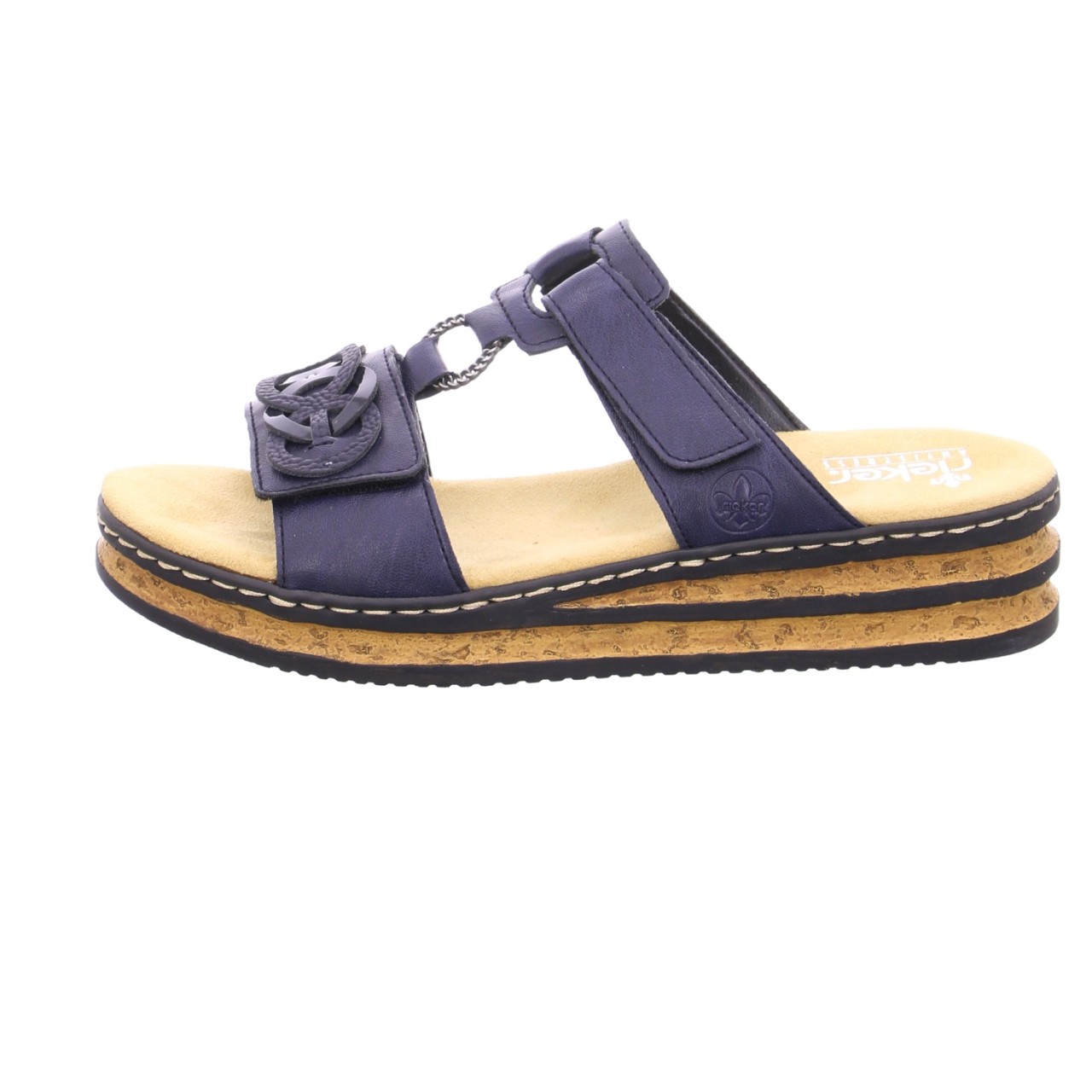 RIEKER Klassische Sandalen blau