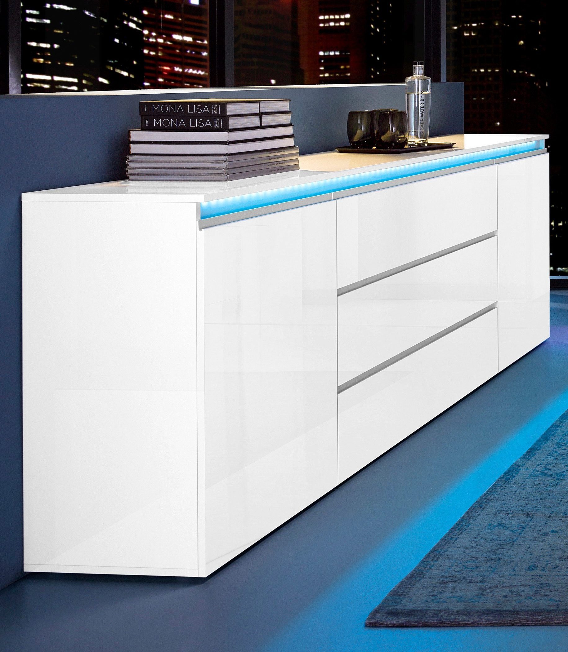 Tecnos Sideboard Magic, Breite 240 cm, ohne Beleuchtung