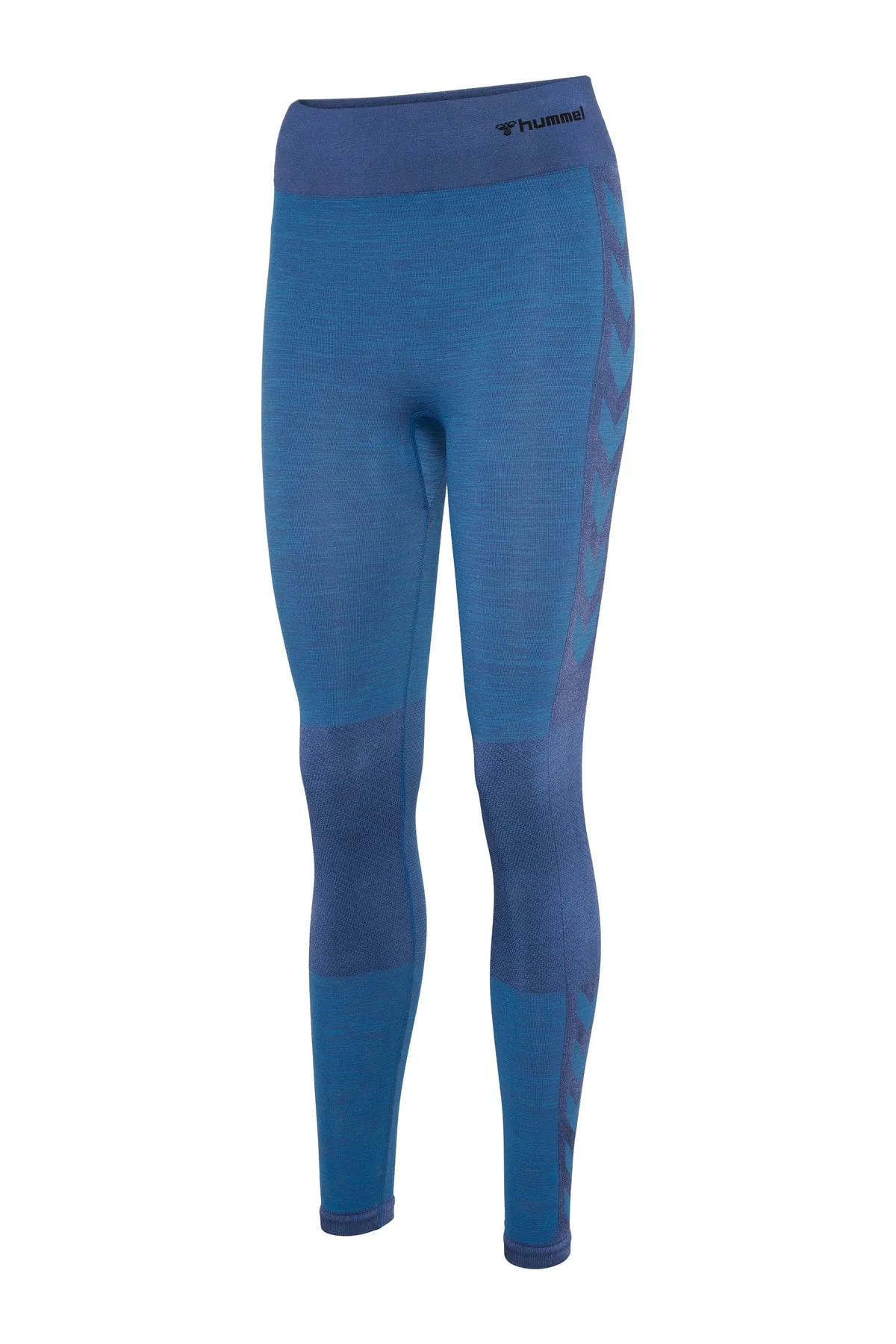 hummel  Sport-Leggings - Blau - Mittlerer Bund