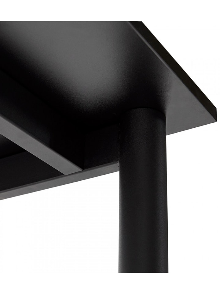 KADIMA DESIGN Schreibtisch FOCUS aus Holz und Metall | Minimalistisches Design in Schwarz günstig kaufen onesize