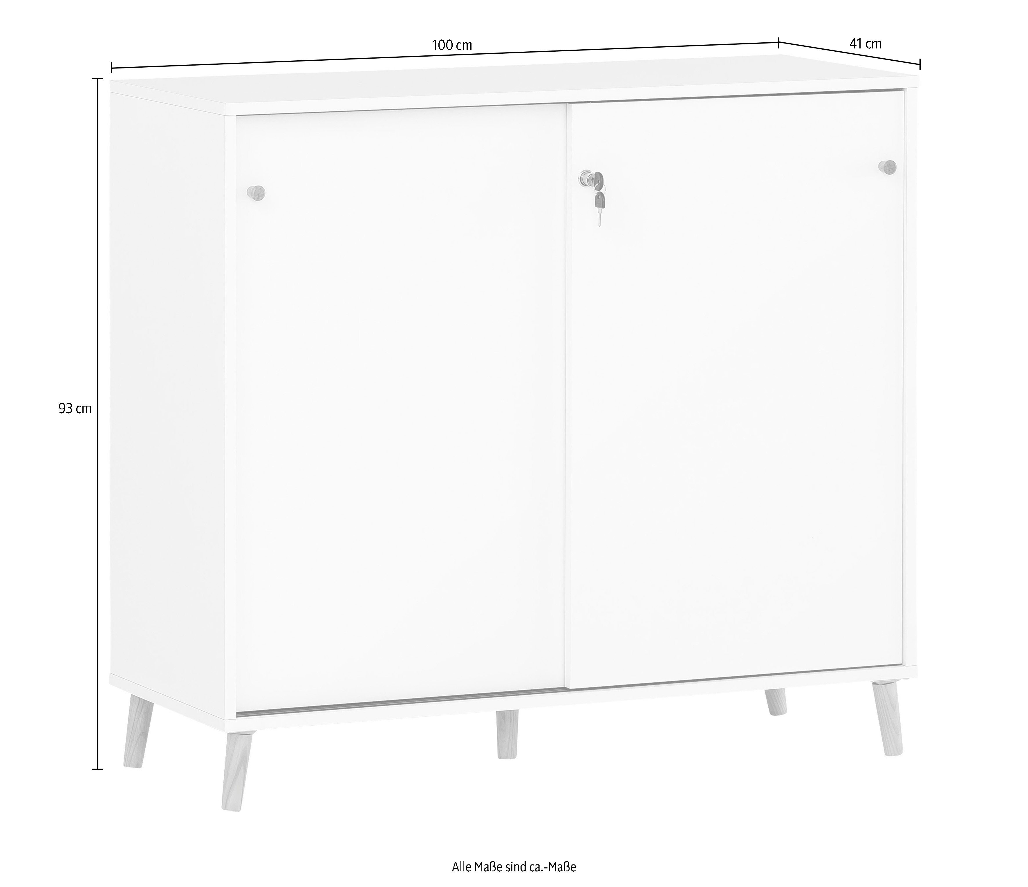 Schildmeyer Aktenschrank Serie 500 Breite 100 cm, abschließbar