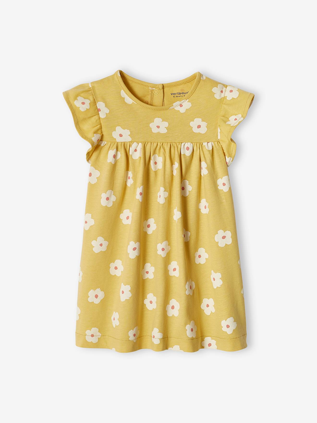 Vertbaudet Baby Kleid Oeko-Tex - hellgelb