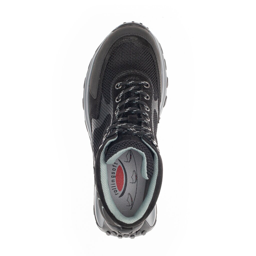 rollingsoft Schnürstiefelette schwarz