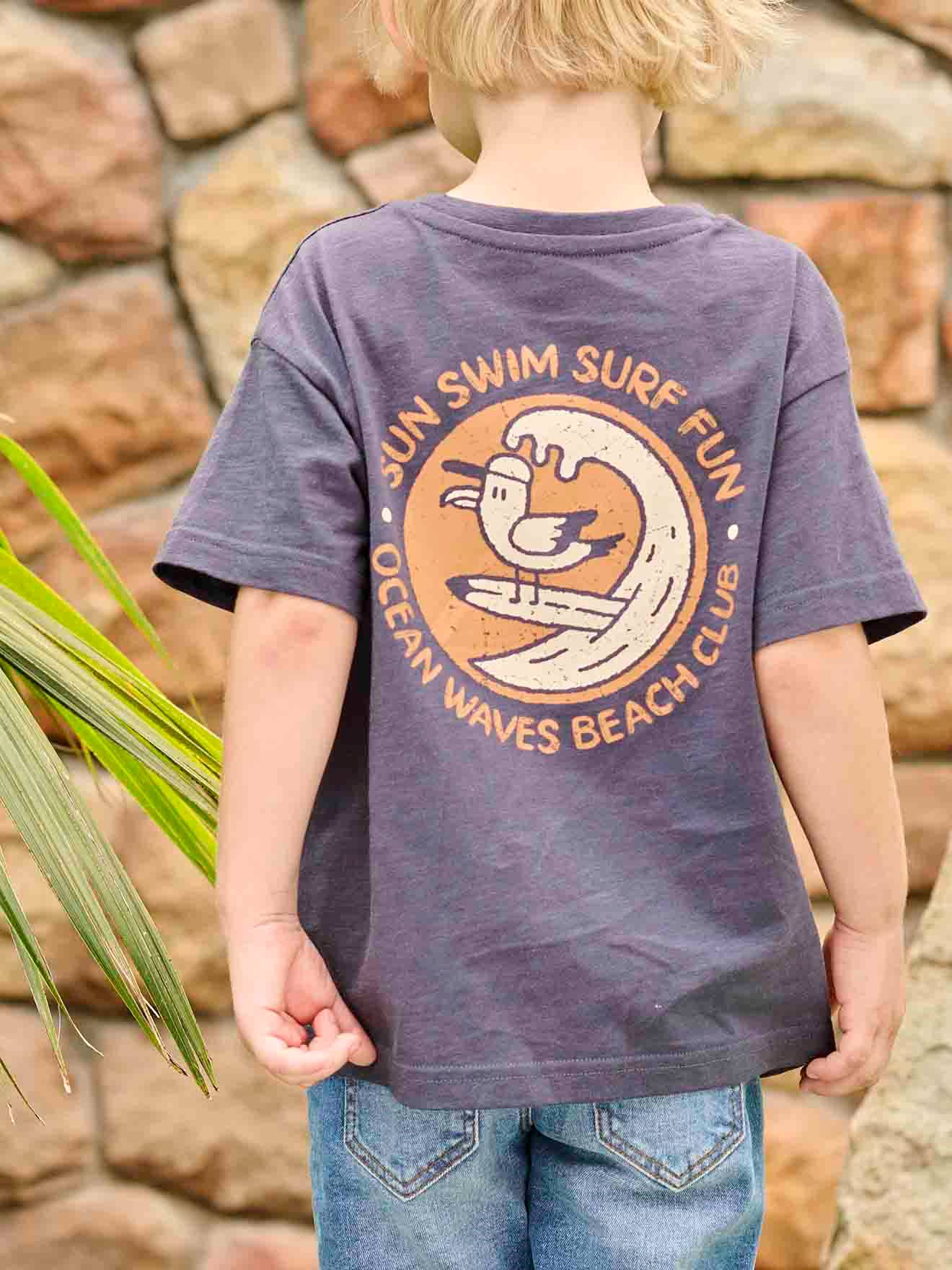 Vertbaudet Jungen T-Shirt Oeko-Tex - nachtblau