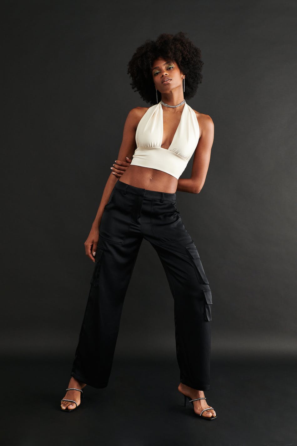 Pia halterneck top