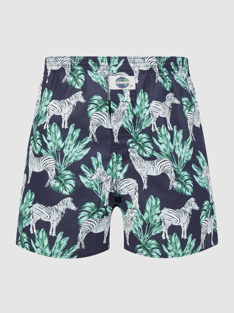 Boxershorts aus Baumwolle in dunkelblau