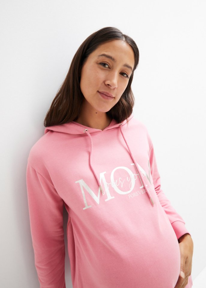 Umstands-Sweatpullover mit Reißverschluss