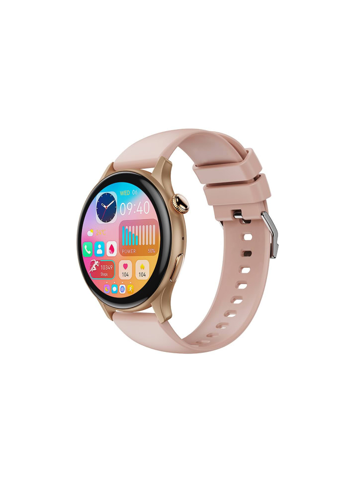 XO Smartwatch J6 Amoled - kompatibel mit Android und IOS in Rosegold günstig kaufen 1